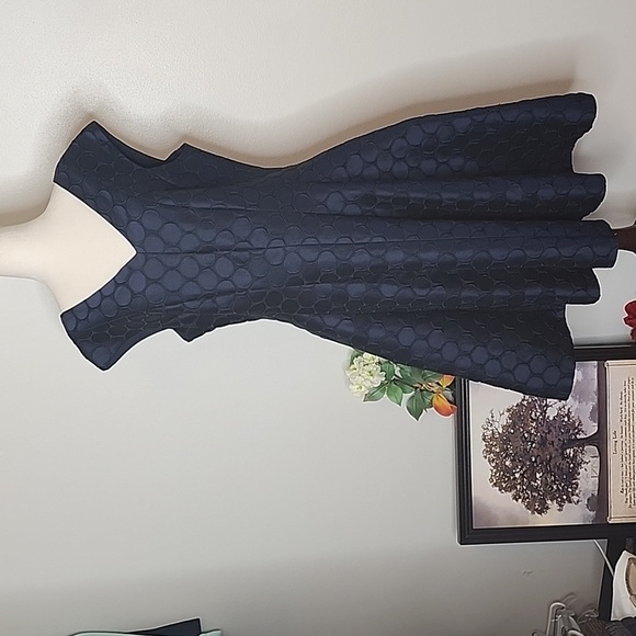 NEW Neiman Marcus Julia Jordan Polka Dot 1950 Tulle Fit &Flare Rockabilly Luxury - Picture 6 of 15